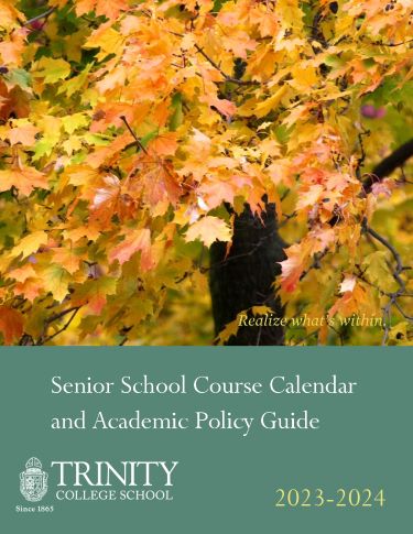 Senior School Course Calendar and Academic Policy Guide 2023-2024