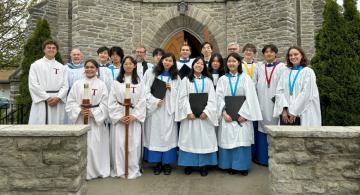 Choir, bell ringers and sacristans