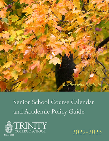 Senior School Course Calendar and Academic Policy Guide 2022-2023