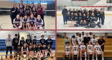 CISAA silver medals for Bigside basketball and hockey, U-14 volleyball and basketball