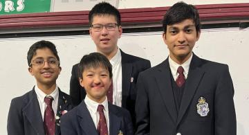 Competitive debaters represent TCS with pride