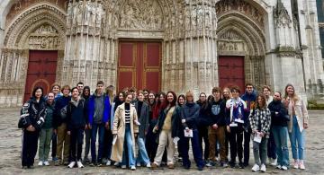 Exchange students immersed in French language and culture